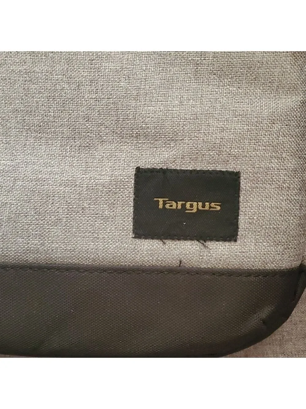 Targus Gray and Black Laptop Bag with Orange Accents‎ Case
